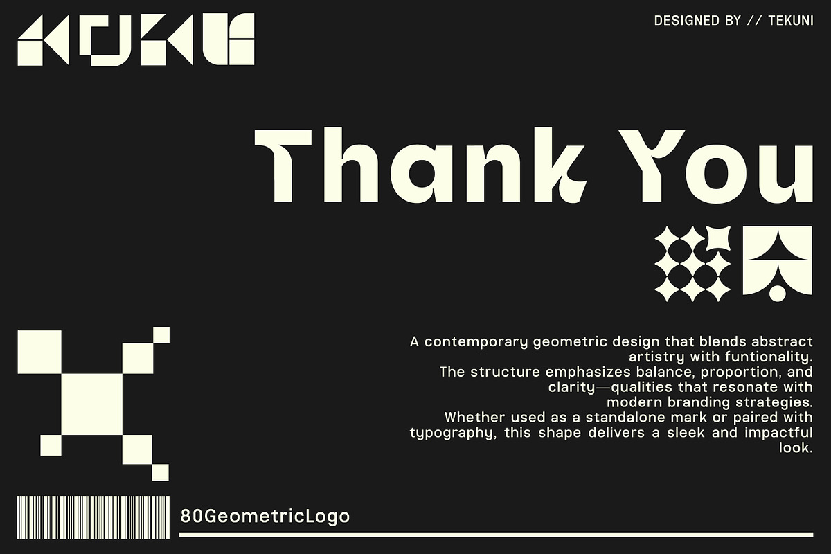 Geometric Logo Pack, a Solid Icon by Tekuni (Photo 14 of 14)