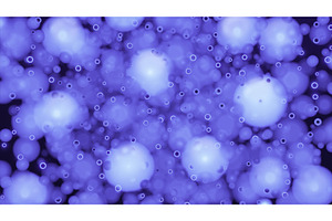 Rotating flow of 3d molecules