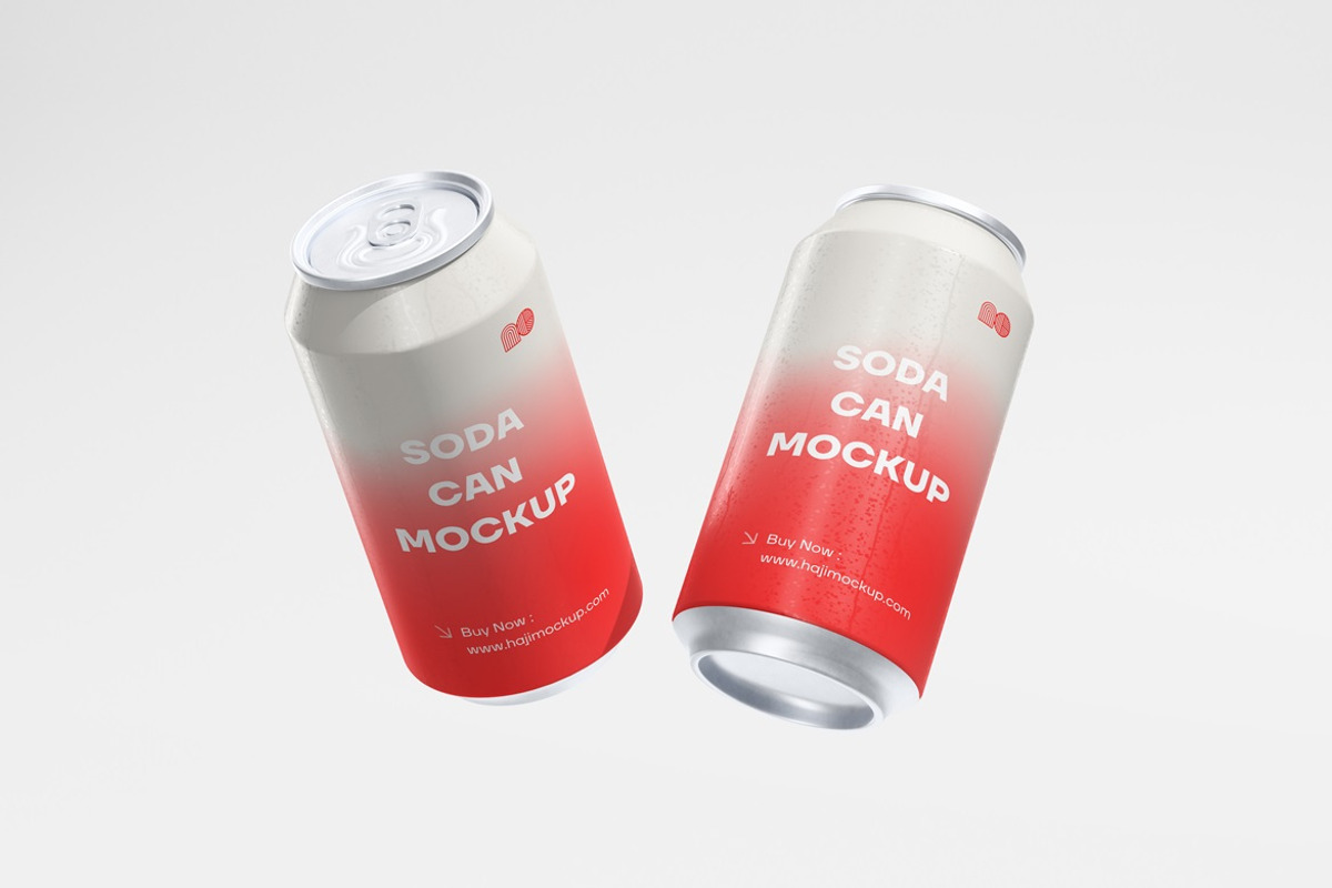 Soda Can Mockup, a Cups & Container Mockup by Cutna Studio (Photo 5 of 10)