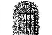 50 Floral French Window Ornament, a Decorative Illustration by Amazin_art (Thumbnail 4 of 24)