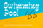 Tropical Paradise Retro Display Font, a Serif Font by Muntab_Art (Thumbnail 6 of 11)