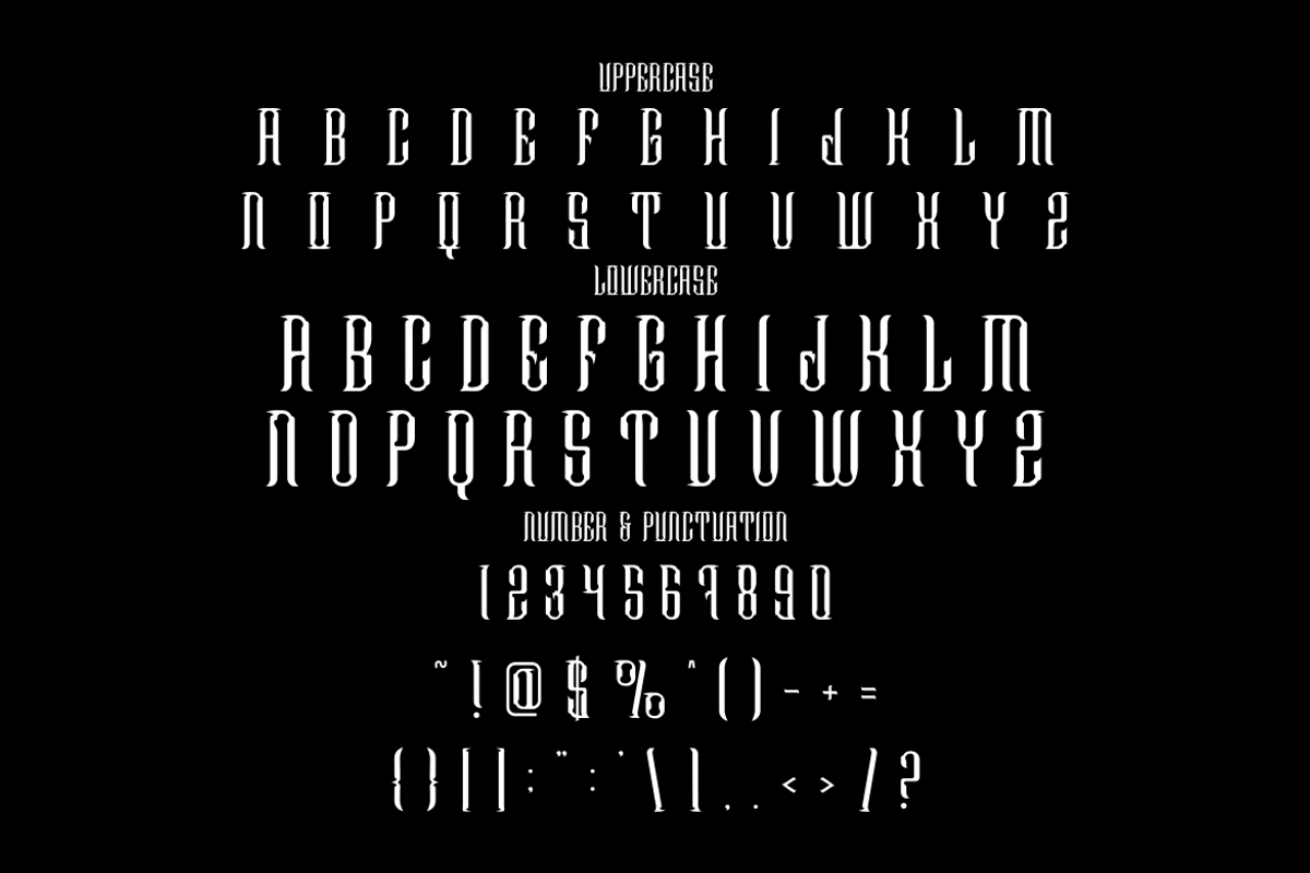 Drakur Black Letter Font, a Font by PutraCetol Studio (Photo 5 of 5)