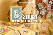 IANA | Frame Mockup Set With People, a Household Mockup by SoleilHomeMockups (Thumbnail 1 of 11)
