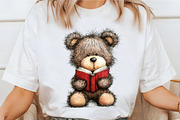 Watercolor Teddy Bear Clipart, an Illustration by designcity5 (Thumbnail 3 of 5)