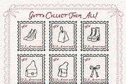 Boutique Clipart, Fashion Doodles, an Object Illustration by The October Creative (Thumbnail 6 of 6)