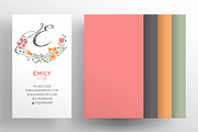 The Floral - Business Card Template, a Business Card Template by xxDeadPixels (Thumbnail 2 of 5)