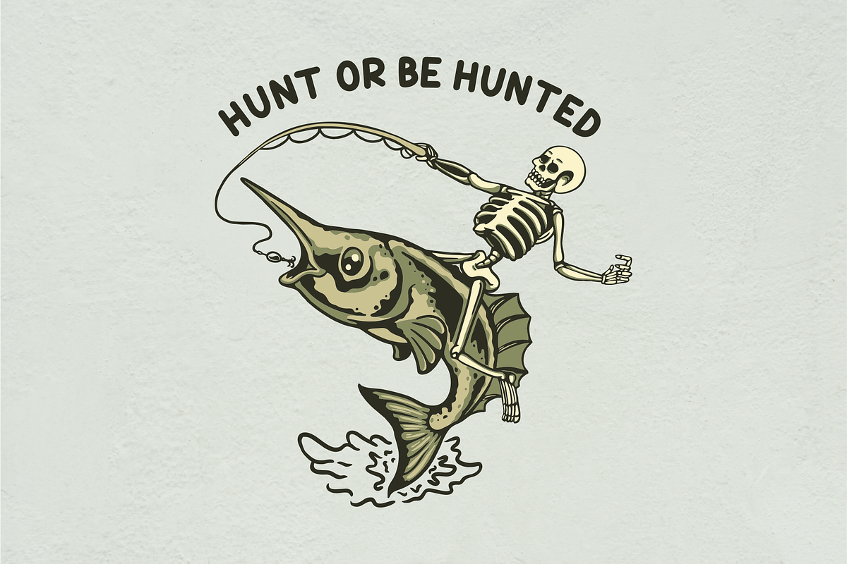 HUNT OR BE HUNTER, an Animal Illustration by Ngaula Std. (Photo 1 of 3)