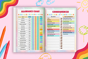 2026 Kids Chore Charts, a Stationery Template by Designmela01 (Thumbnail 2 of 8)