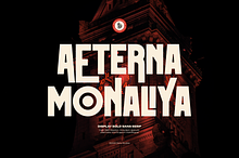 Aeterna Monaliya | Display Bold Sans