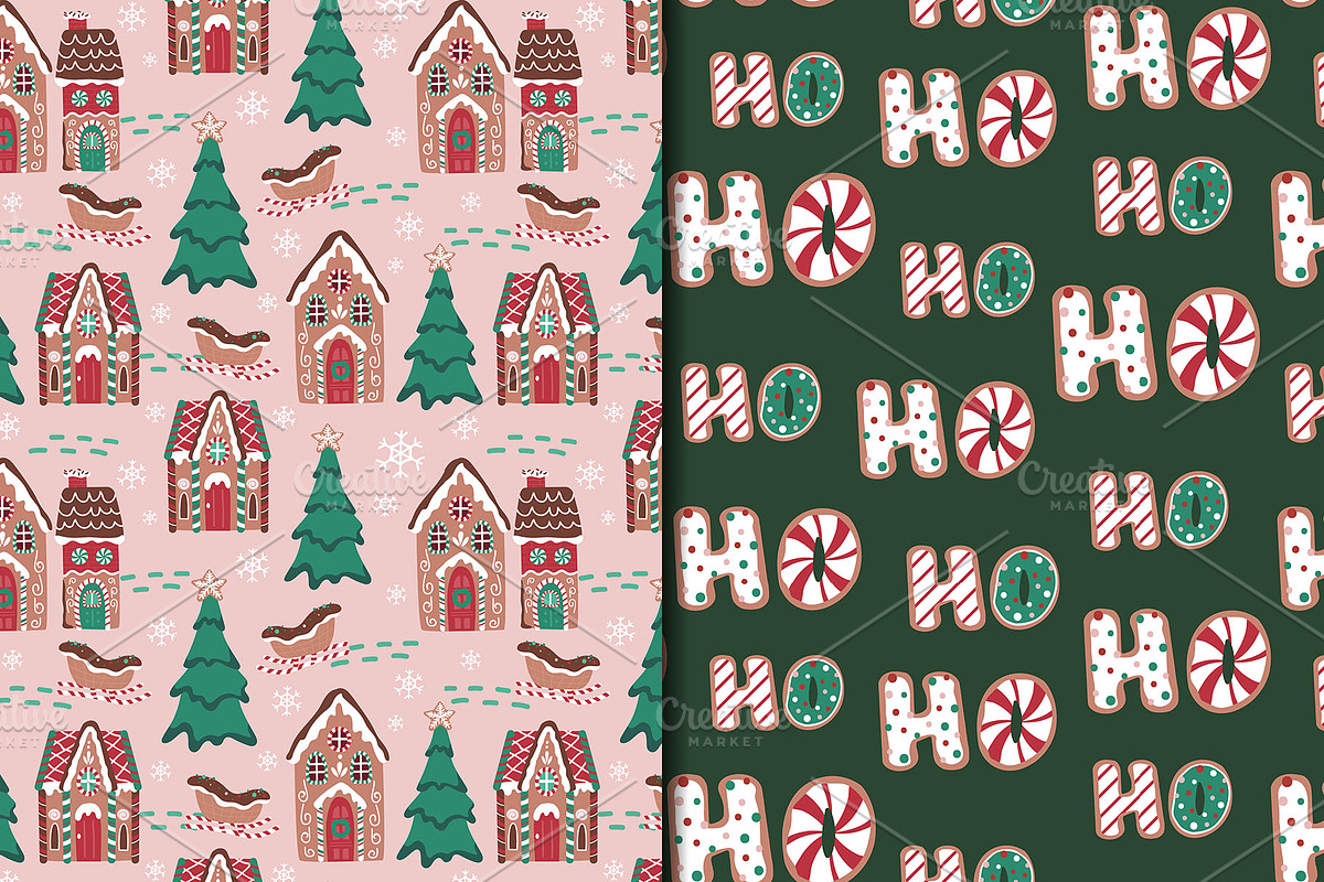 Sweet Christmas Cookies Pattern Set, a Pattern Graphic by CreativeChristiana (Photo 11 of 12)