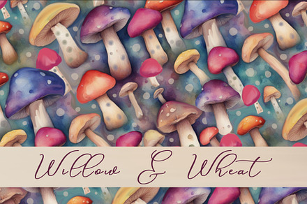 “So Mush to Do!” Seamless Watercolor