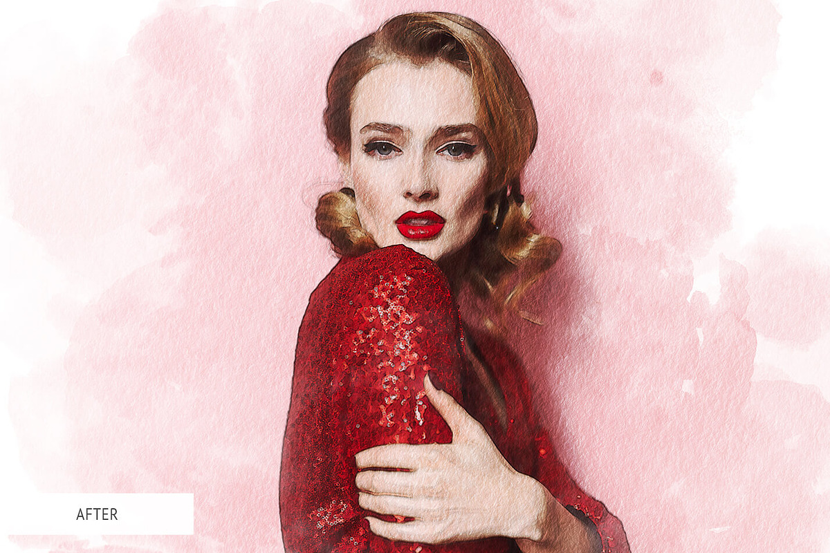 Photoshop Actions - Watercolor Paint, an Action Add-On by FixThePhoto (Photo 4 of 32)