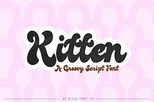 KITTEN Retro Script Font
