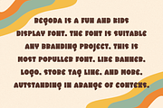 Regoda - Groovy Font, a Sans Serif Font by QR Design Studio (Thumbnail 4 of 6)