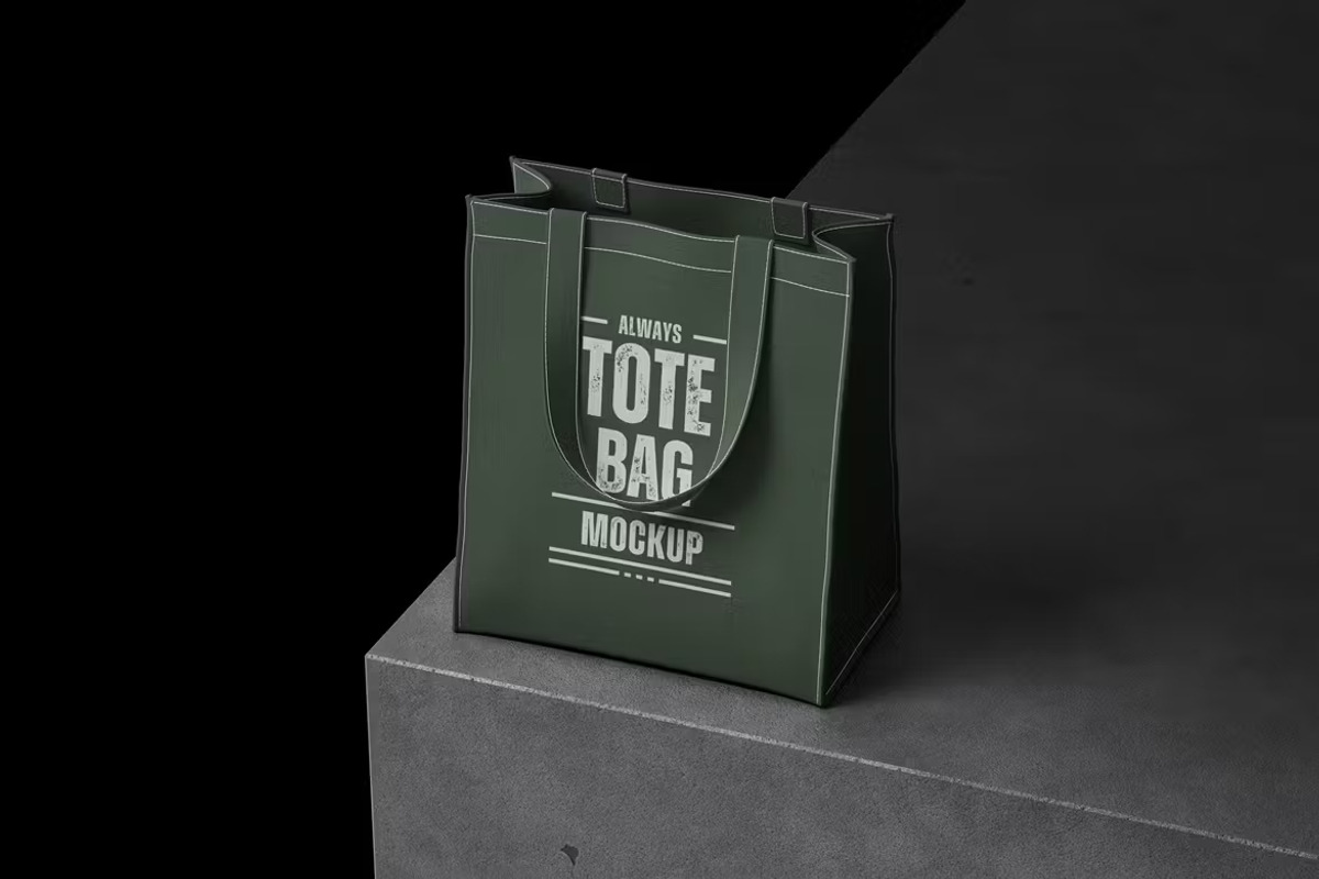 Tote bag Mockup Set, a Merchandise Mockup by GearShift (Photo 2 of 4)