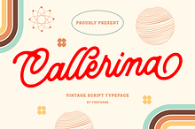 Callerina - Vintage Script Typeface