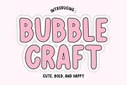 Bubble Craft - Cute Bubbly Font, a Sans Serif Font by KiddoGlyphs Studio (Thumbnail 1 of 5)
