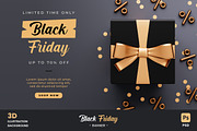 Black Friday Banner Design, a Marketing Template by TandemStock (Thumbnail 1 of 4)