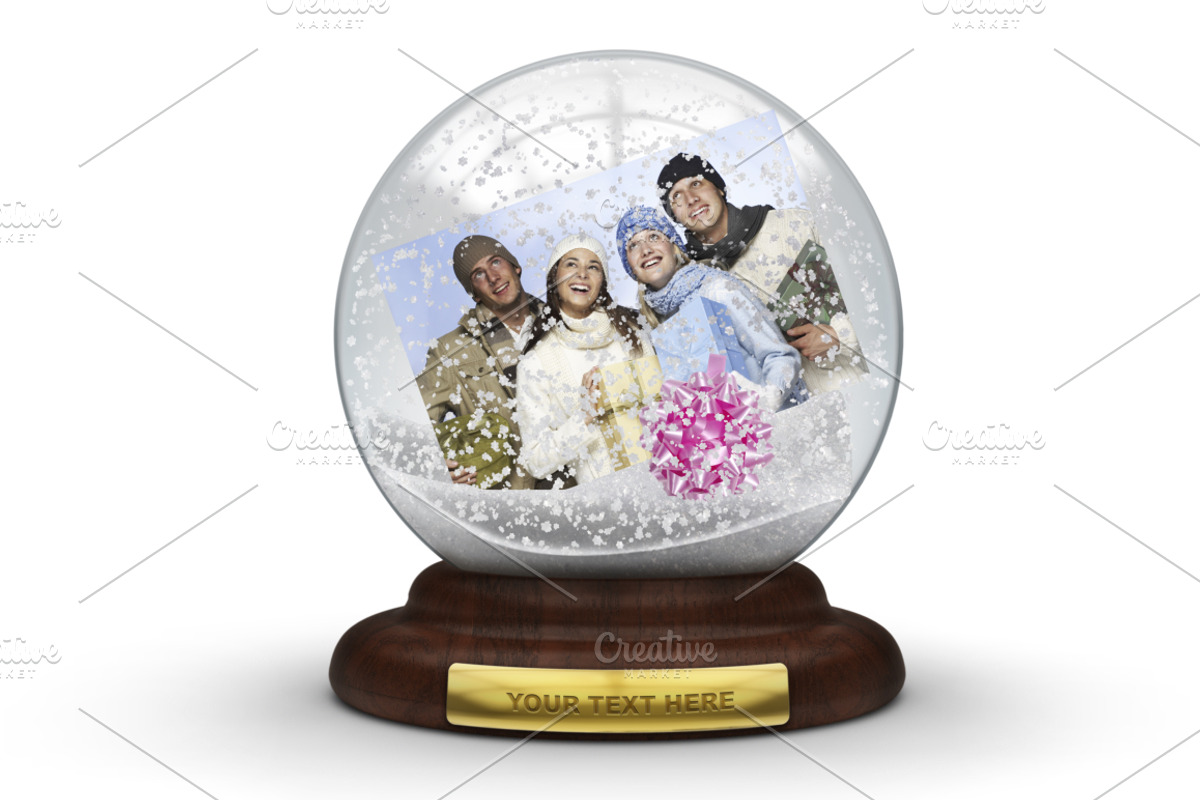 Snow Globe Mockup, a Product Mockup by Digitalphaser (Photo 2 of 6)