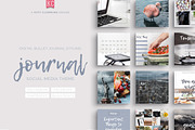 Journal Social Media template pack, a Social Media Template by Katy Clemmans (Thumbnail 7 of 7)