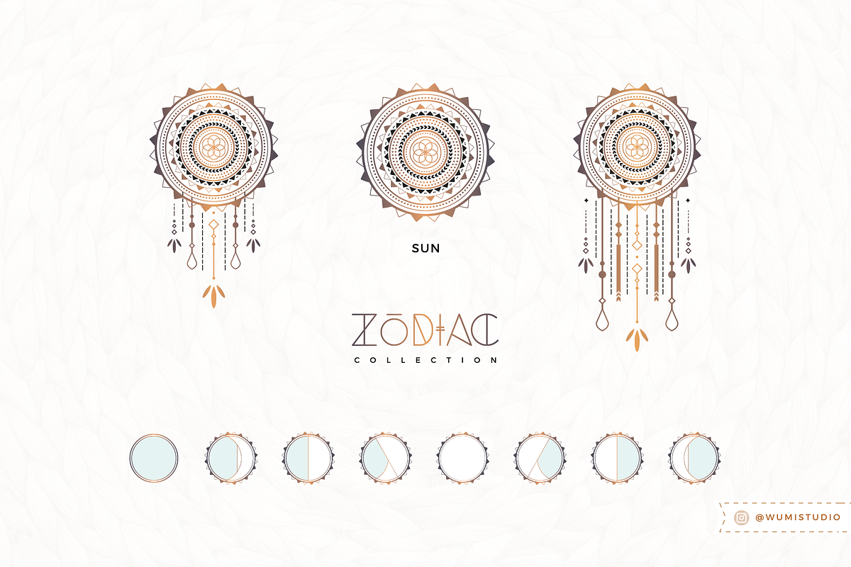 Zodiac Collection, a Decorative Illustration by Wumi Studio (Photo 9 of 15)