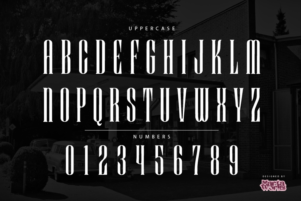 Rolly Molly Display Serif Font, a Blackletter Font by Martalv Works (Photo 3 of 7)