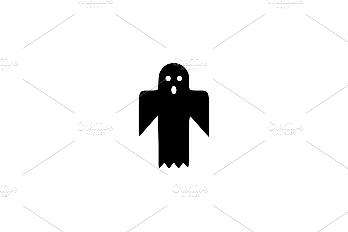 Modern Ghost Vector Illustration, a Seasonal Illustration by Vectorium Studio (Photo 1 of 4)