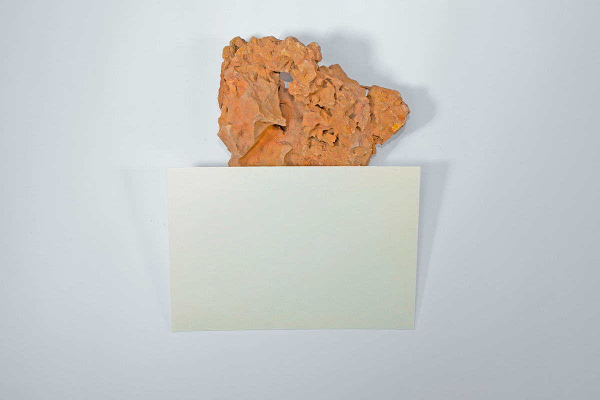 A5 Paper Mockups With Grunge Stone, a Print Template by shahsoft (Photo 3 of 3)