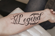 Royal Veins | Tattoo Script, a Blackletter Font by Denustudios (Thumbnail 7 of 12)