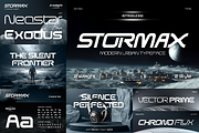Futuristic Sport Font Bundle, a Sans Serif Font by Burntilldead (Thumbnail 8 of 10)