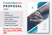 Creative Business Proposal Template, a Brochure Template by MRI STUDIO (Thumbnail 1 of 11)