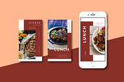 Food Instagram Template, a Social Media Template by Meknya (Thumbnail 1 of 6)