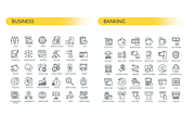 Finance Outline Icons, an Outline Icon by Kalash (Thumbnail 3 of 6)