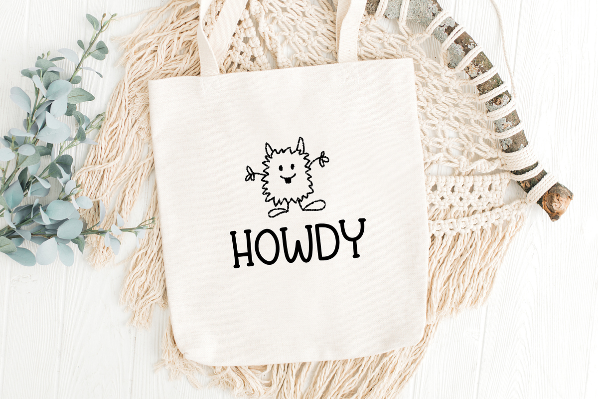 Baby Monster, a Handwritten Font by BearyType Studio (Photo 3 of 5)