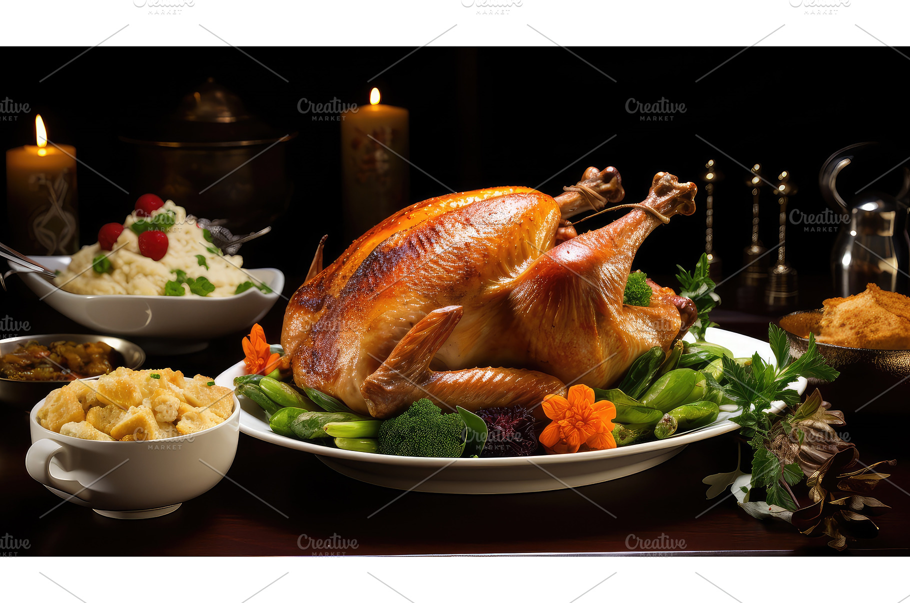 stuffing dish turkey food ai, a Background Photo by pikepicture