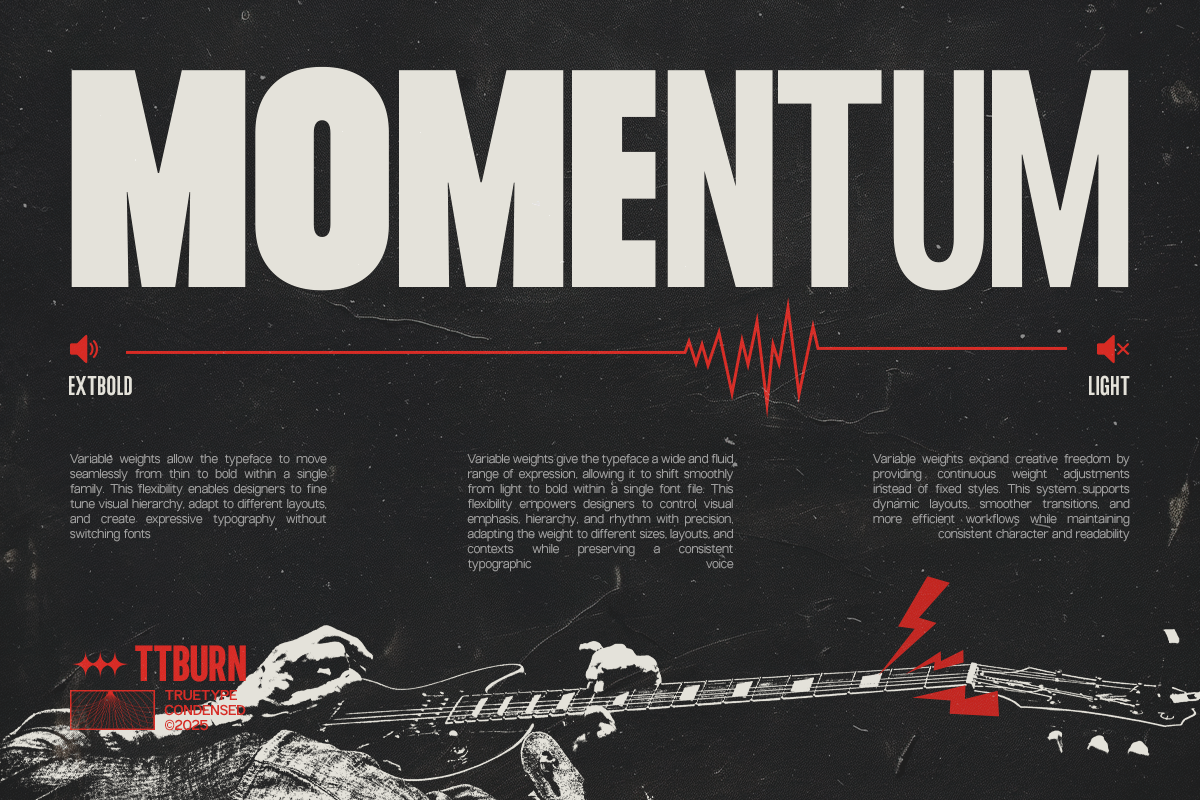 TRT Burn Bold Condensed Sans, a Sans Serif Font by truetype (Photo 5 of 15)