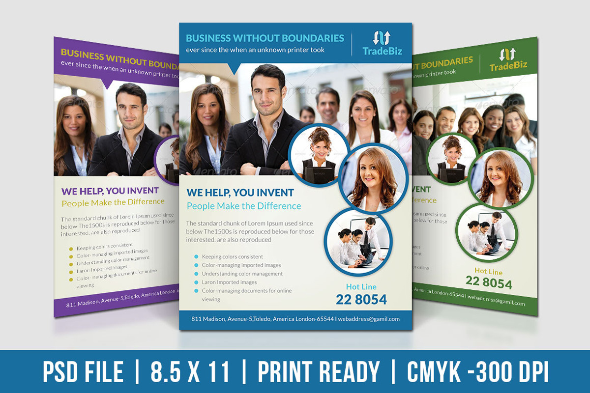Corporate Business Flyer, a Flyer Template by Dotnpix (Photo 1 of 5)