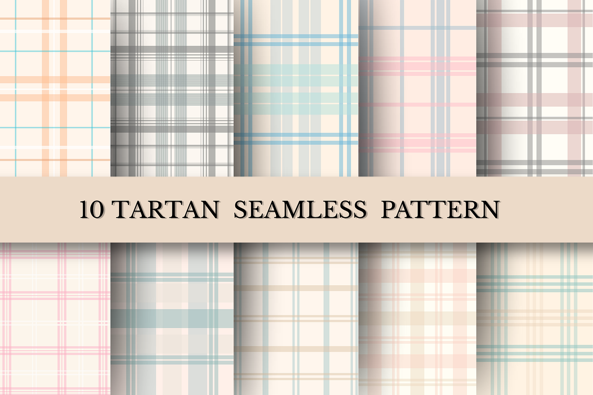 Plaid Tartan Seamless Pattern, a Pattern Graphic by wind mill (Photo 1 of 2)