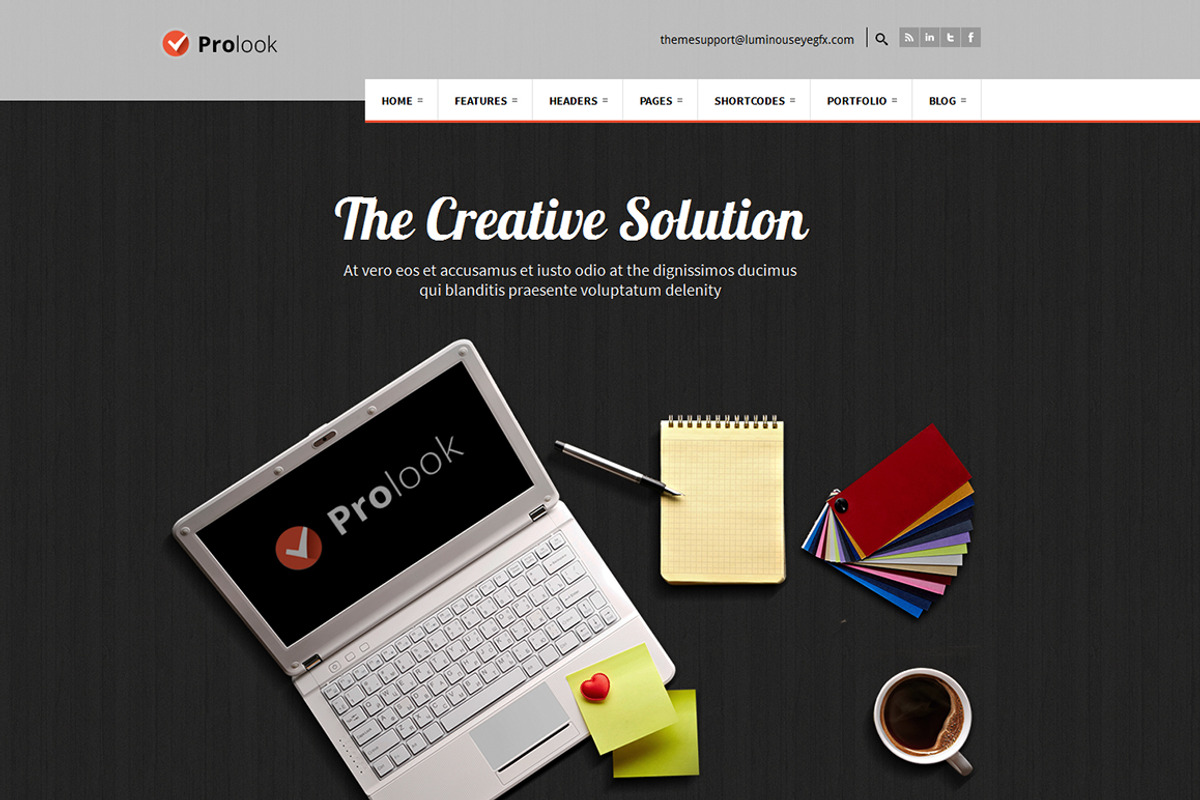 Prolook - Multipurpose Theme, a WordPress Template by ToobaDesign (Photo 4 of 5)