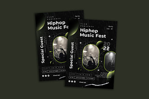 Hiphop Music Fest Flyer