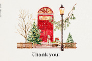 Winter story-watercolor Christmas, a Seasonal Illustration by Pamyatka Shop (Thumbnail 27 of 27)