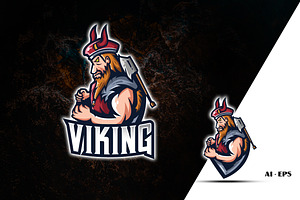 Viking - Logo Template, a Branding & Logo Template by Jiwstudio