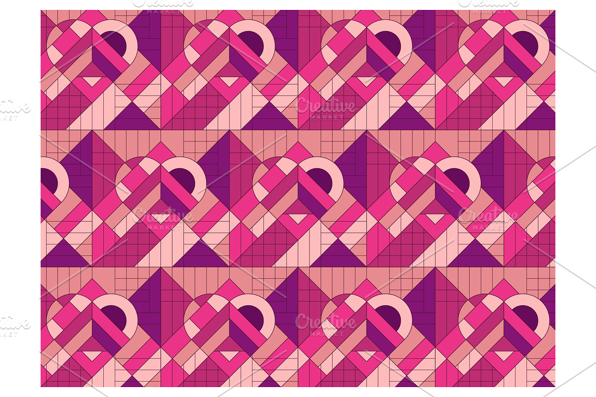Geometric Seamless Patterns, a Pattern Graphic by Creative Backgrounds (Photo 8 of 8)