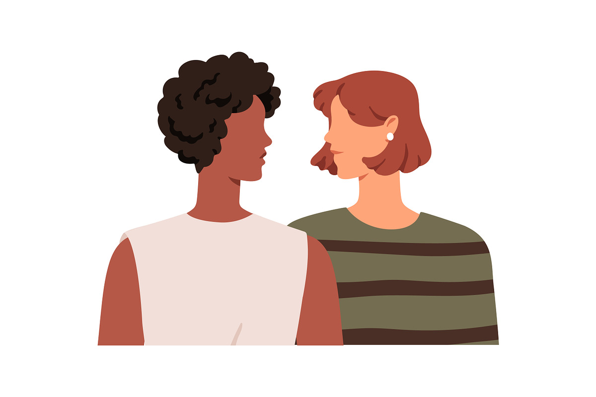 Diverse couples meeting set, a Person Illustration by Good Studio (Photo 12 of 16)