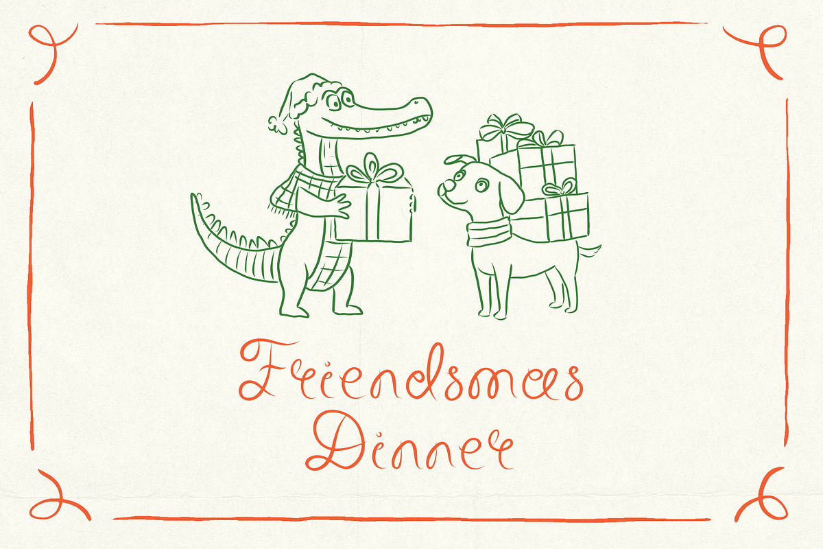 Whimsical Christmas Clipart Bundle, a Seasonal Illustration by Ayya Studio (Photo 13 of 21)