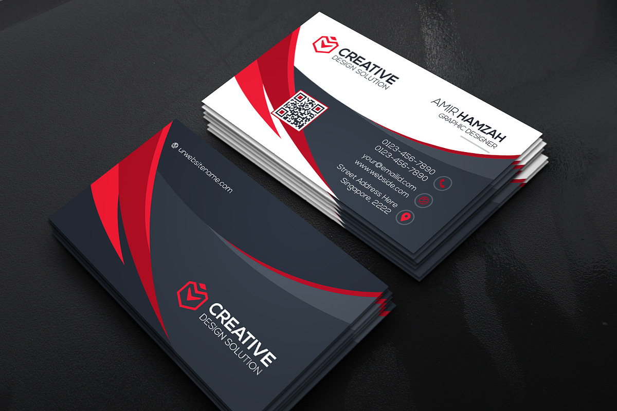 Corporate Business Card, a Business Card Template by GenerousArt (Photo 4 of 5)
