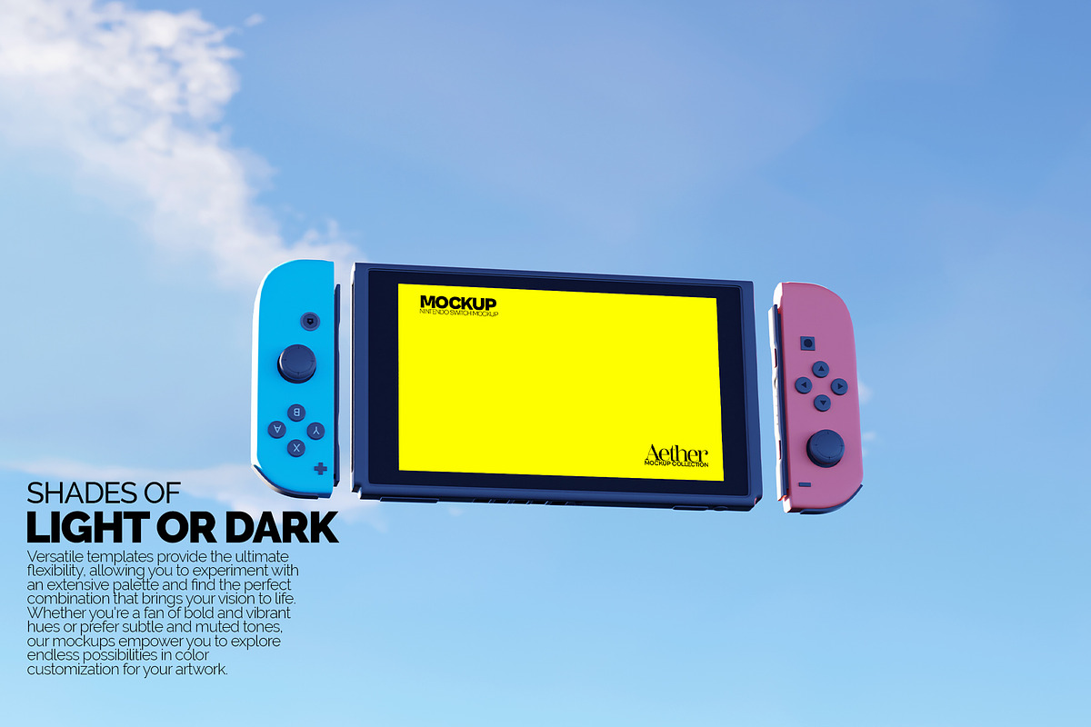 Nintendo Switch Screen Mockup Bundle, an Android Mockup by Banana Mockups (Photo 3 of 6)