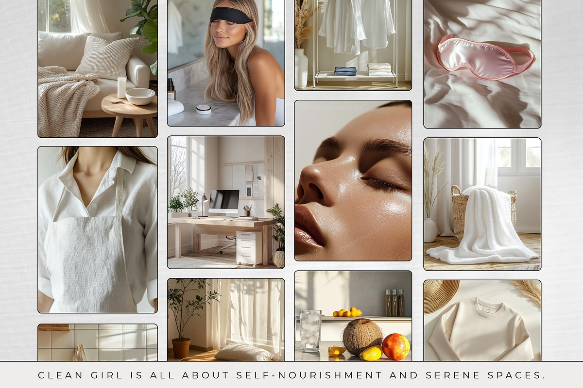 Clean Girl Aesthetic Stock Photos, a Photo by ZenSocialDesigns (Photo 2 of 9)