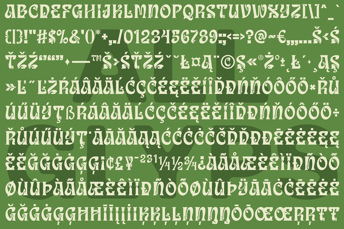 SP GELASKY Psychedelic Font, a Serif Font by Sup.Port Studio (Photo 14 of 16)