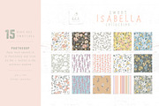 Watercolour Floral Seamless Patterns, a Pattern Graphic by bhldesigns (Thumbnail 2 of 10)